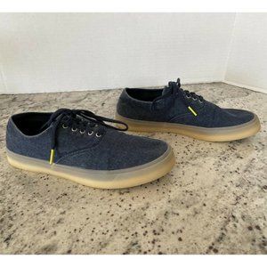 Sperry Navy Blue Sneakers with Tan Sole